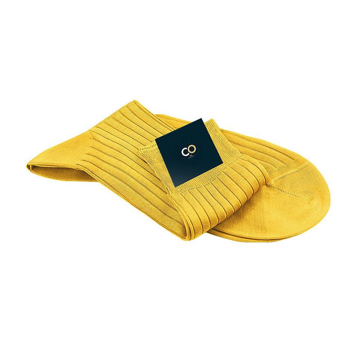 Chaussettes Narcisse, Jaune doré