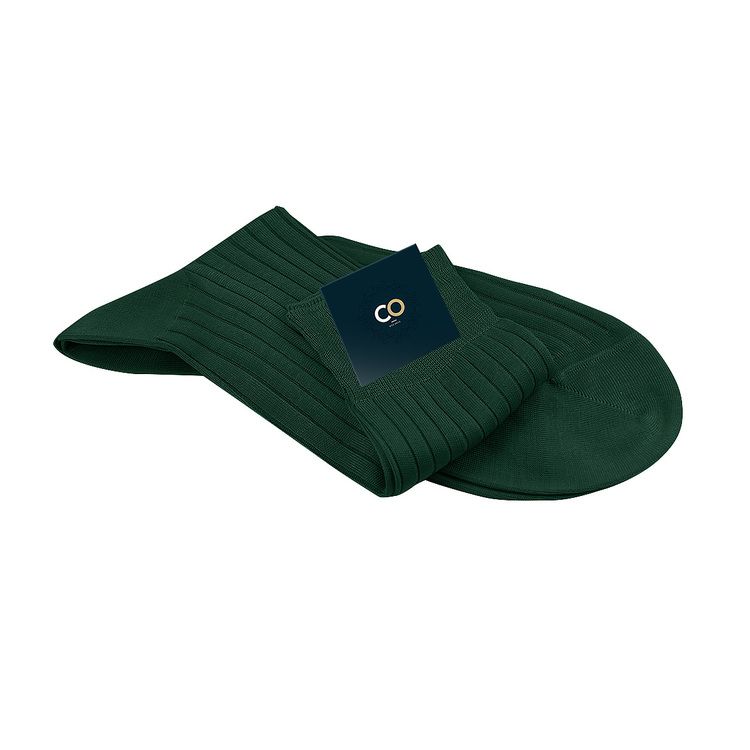 Chaussettes Emeraude, Vert sapin