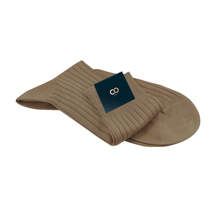 Chaussettes Bacchus, Beige sable mouillé