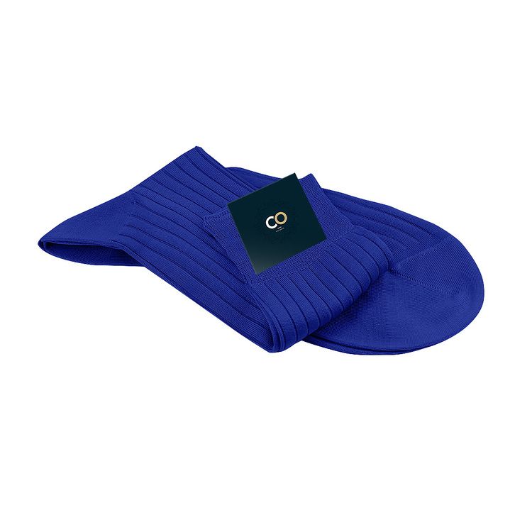 Chaussettes Bleu roi "Basile"