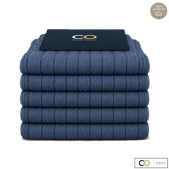 Bouquet de 5 paires de chaussettes bleu jean pour homme