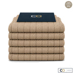 Chaussettes Bacchus, Beige sable mouillé