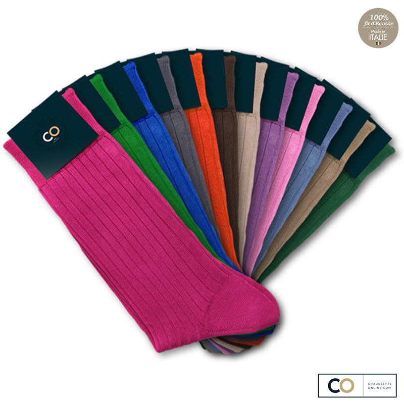 Bouquet de 12 paires de chaussettes en fil d'Écosse