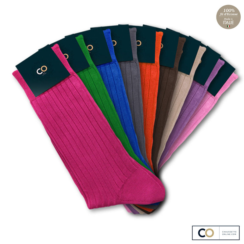 Bouquet de 9 paires de chaussettes en fil d'Écosse
