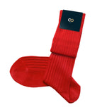 Chaussettes Rainier, rouge coquelicot