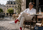 Bouquet de 5 paires de chaussettes rouge foncé pour homme