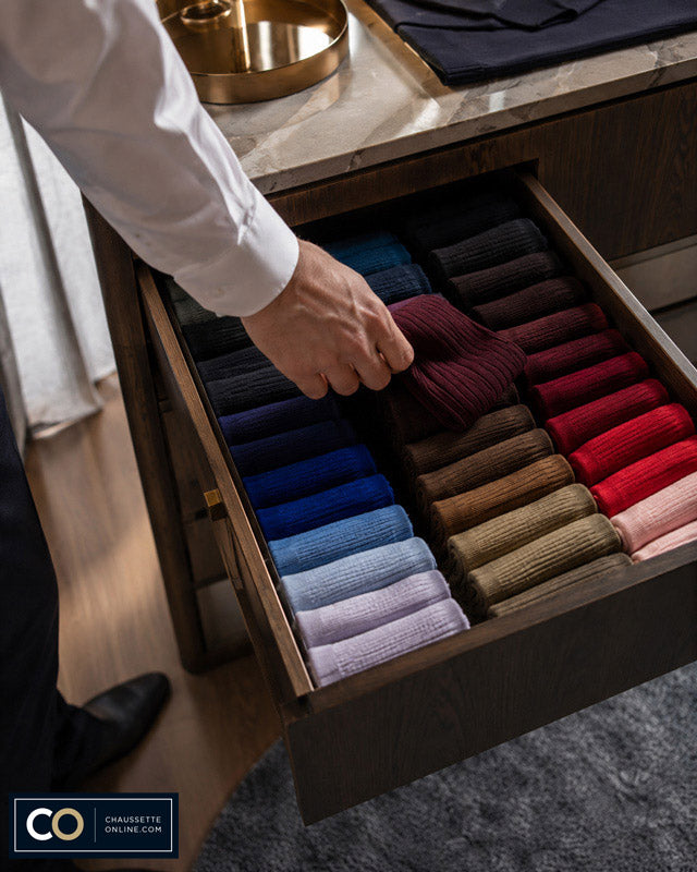 Chaussettes Nestor, Noir c'est noir
