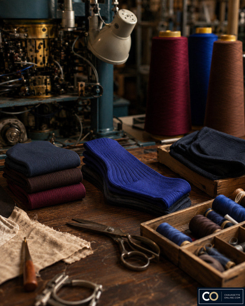 Chaussettes Bonaparte, Bleu marine