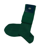 Chaussettes Emeraude, Vert sapin