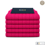 Bouquet de 5 paires de chaussettes fuchsia pour homme