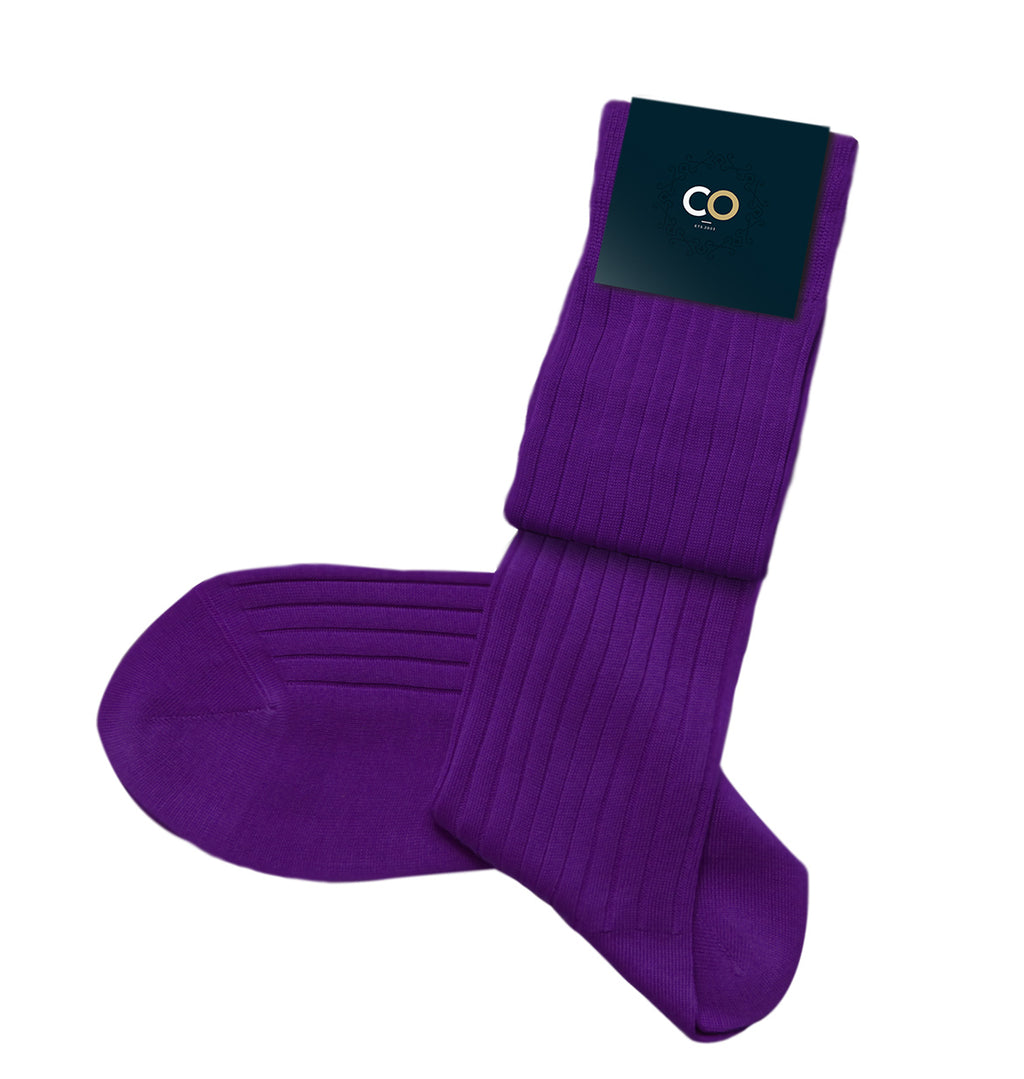 Chaussettes Virgile, Hyper violet