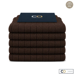 Bouquet de 5 paires de chaussettes marron chocolat pour homme