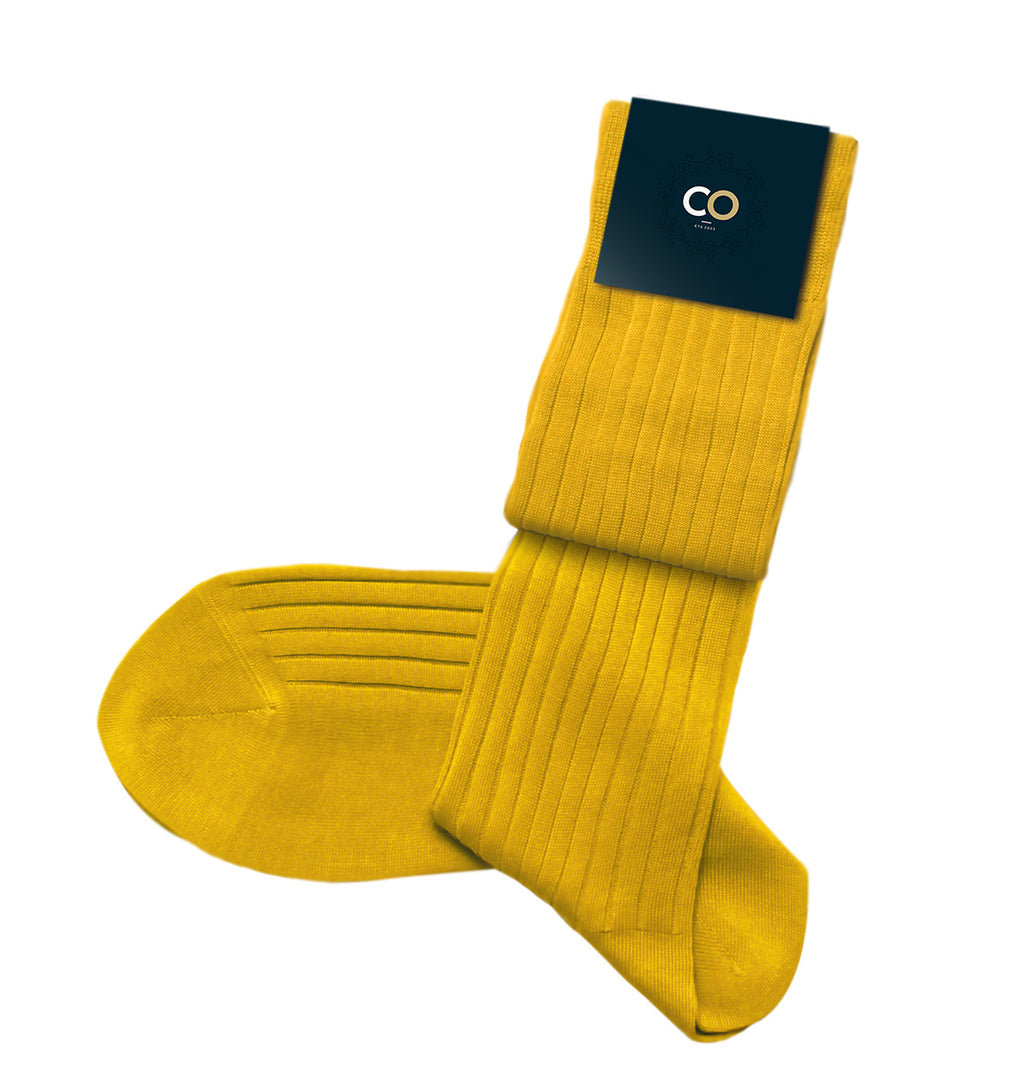 Chaussettes Narcisse, Jaune doré