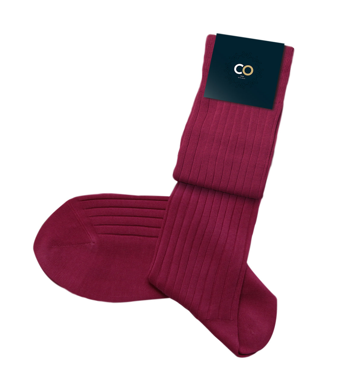 Chaussettes Rubis, Rouge foncé