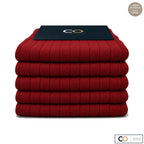 Chaussettes Rubis, Rouge foncé