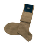 Chaussettes Bacchus, Beige sable mouillé