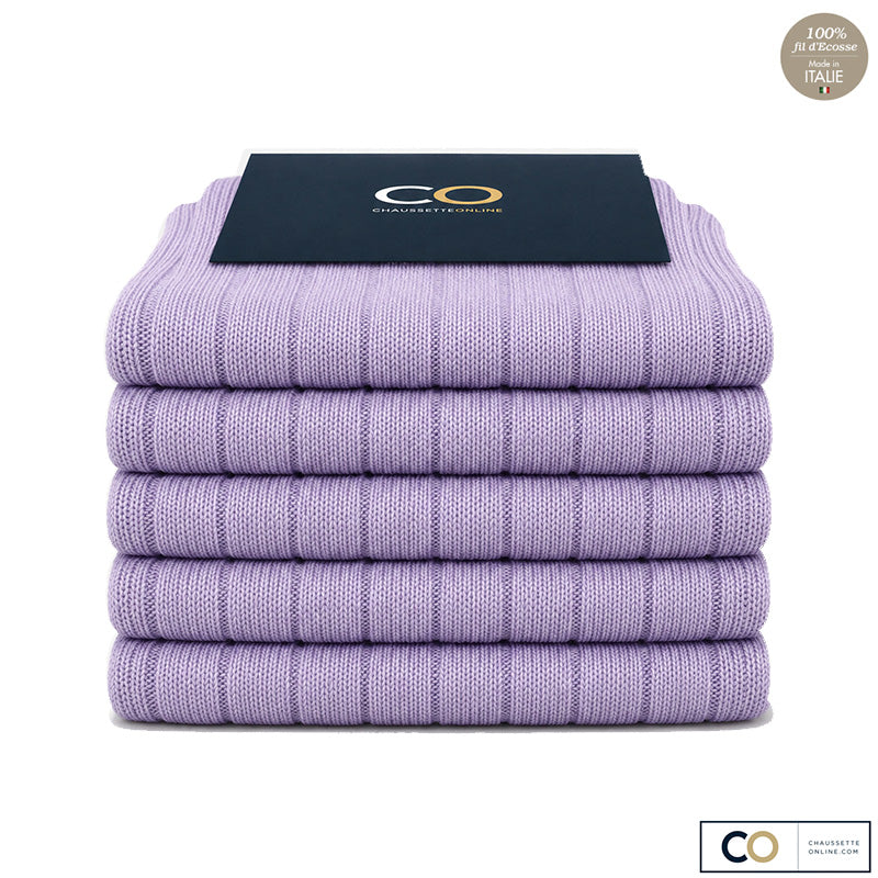 Chaussettes Vladimir, Violet pale