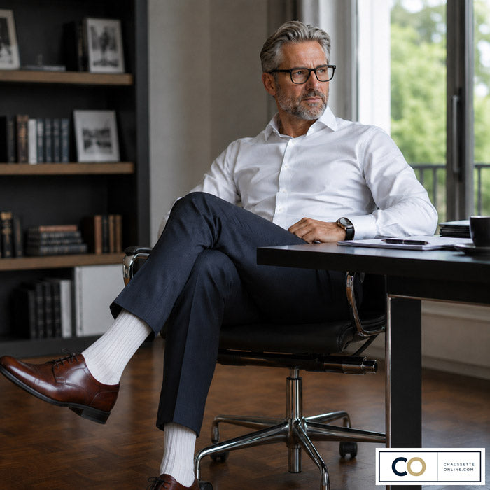 Chaussettes Immaculé, Blanc c'est blanc !